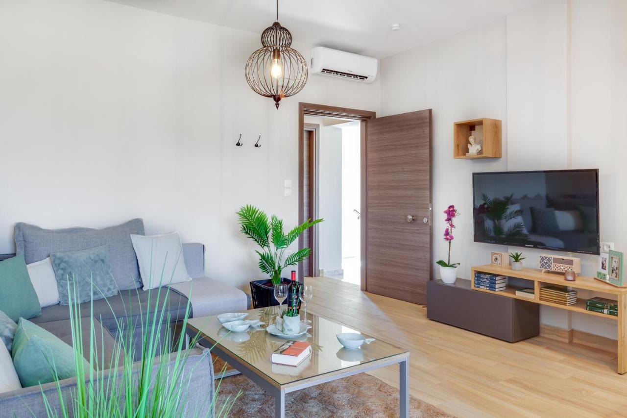 Chania Elite Homes I-Sunny Apartment 4Km From Center Luaran gambar